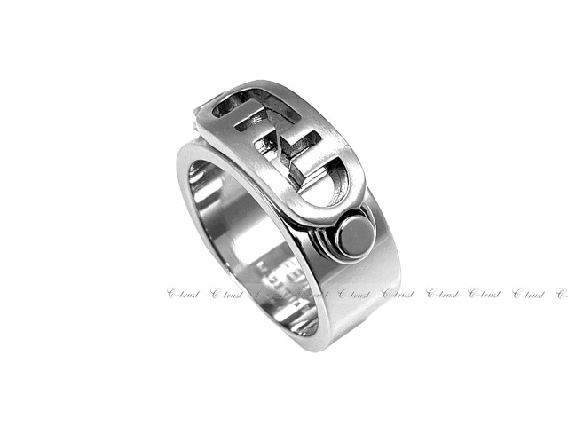 FENDI フェンディ リング 指輪 FF ロゴ イタリア製 7AJ618U9TF04VN メンズ 新品 ★ シルバー K428-M..